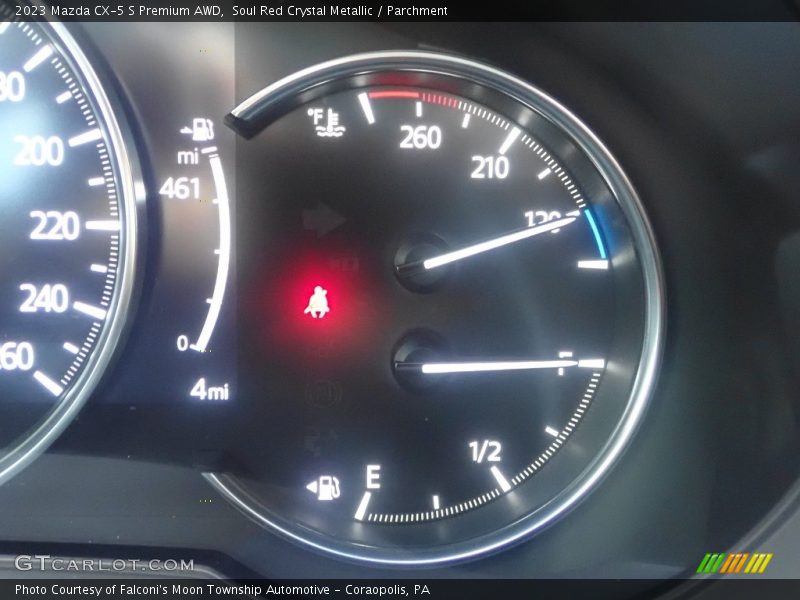 Soul Red Crystal Metallic / Parchment 2023 Mazda CX-5 S Premium AWD