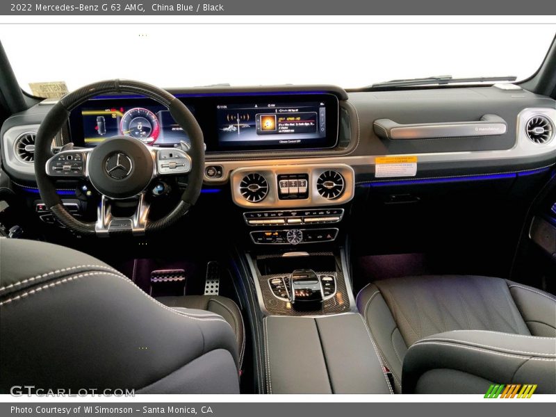 Dashboard of 2022 G 63 AMG