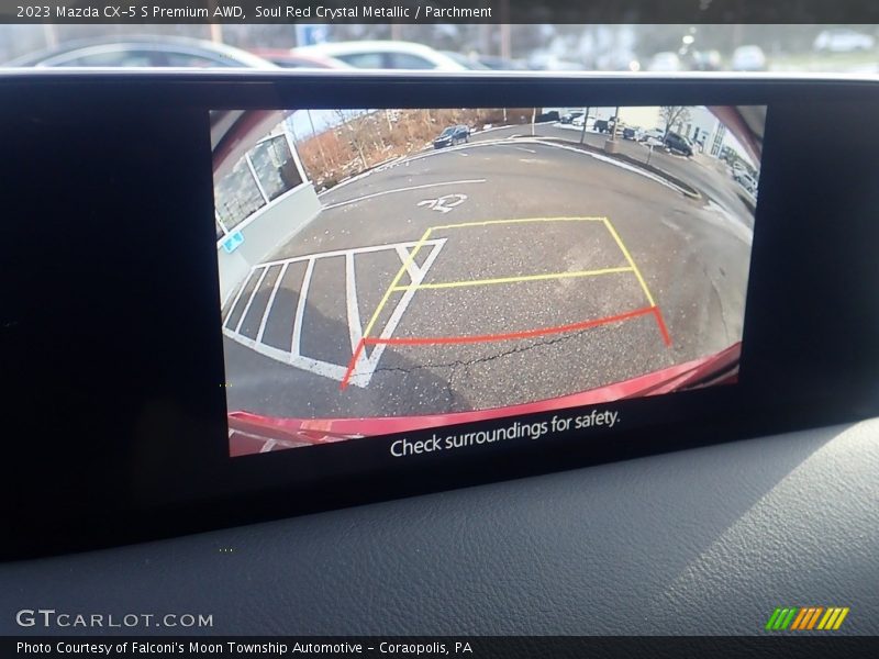 Soul Red Crystal Metallic / Parchment 2023 Mazda CX-5 S Premium AWD