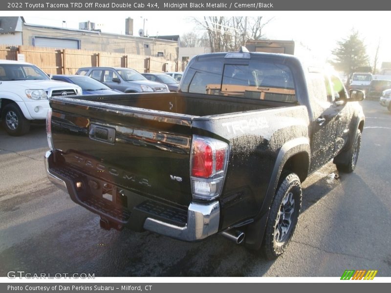Midnight Black Metallic / Cement/Black 2022 Toyota Tacoma TRD Off Road Double Cab 4x4