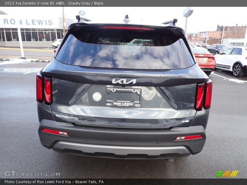 Gravity Gray / Black 2023 Kia Sorento X-Line EX AWD