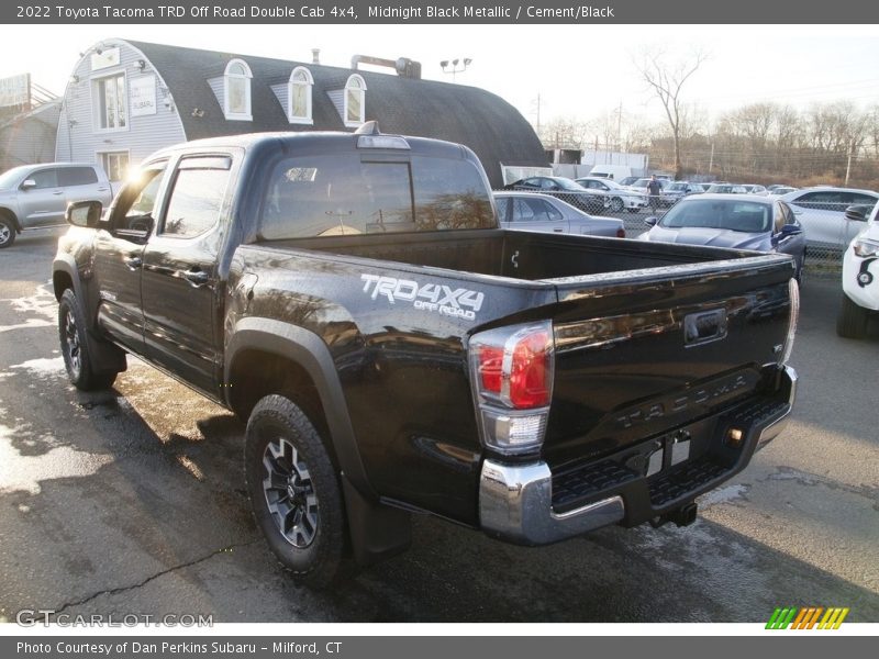 Midnight Black Metallic / Cement/Black 2022 Toyota Tacoma TRD Off Road Double Cab 4x4