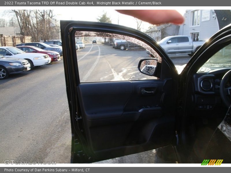 Midnight Black Metallic / Cement/Black 2022 Toyota Tacoma TRD Off Road Double Cab 4x4