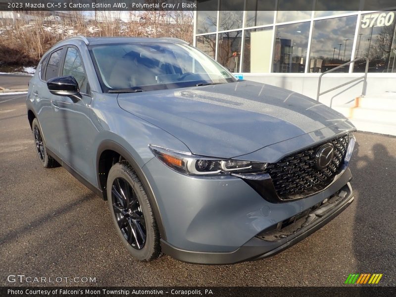 Polymetal Gray / Black 2023 Mazda CX-5 S Carbon Edition AWD