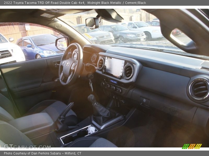 Midnight Black Metallic / Cement/Black 2022 Toyota Tacoma TRD Off Road Double Cab 4x4