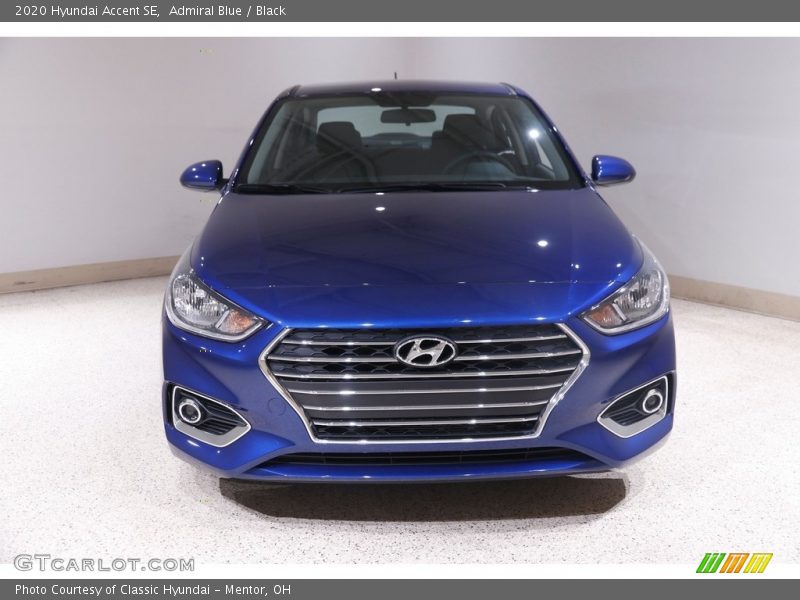 Admiral Blue / Black 2020 Hyundai Accent SE