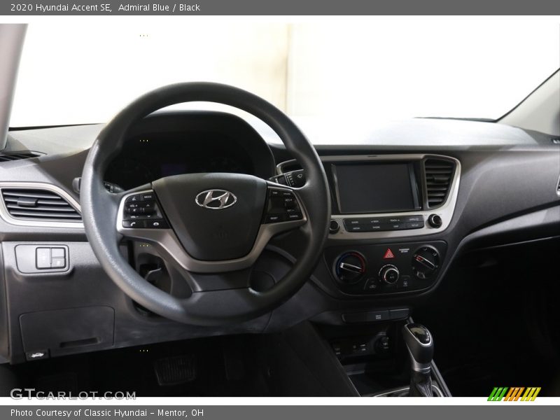 Admiral Blue / Black 2020 Hyundai Accent SE