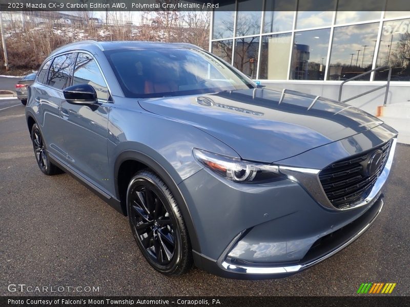 Front 3/4 View of 2023 CX-9 Carbon Edition AWD