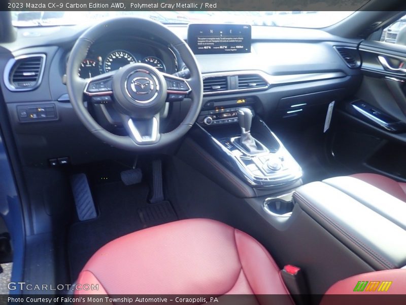  2023 CX-9 Carbon Edition AWD Red Interior