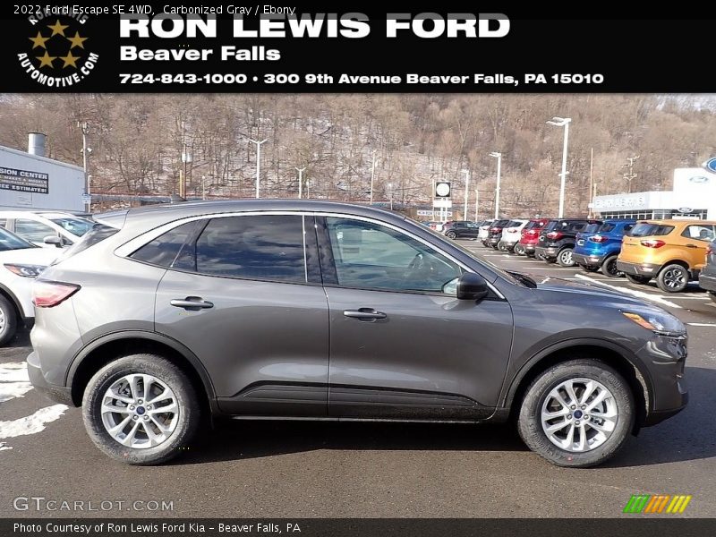 Carbonized Gray / Ebony 2022 Ford Escape SE 4WD