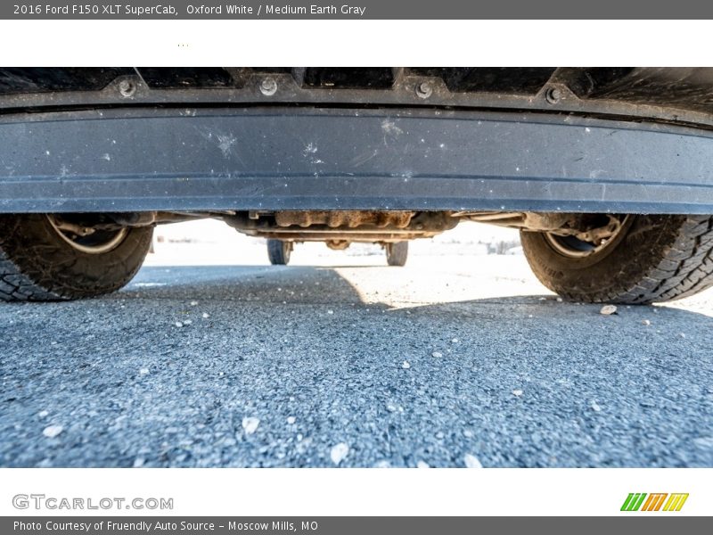 Oxford White / Medium Earth Gray 2016 Ford F150 XLT SuperCab