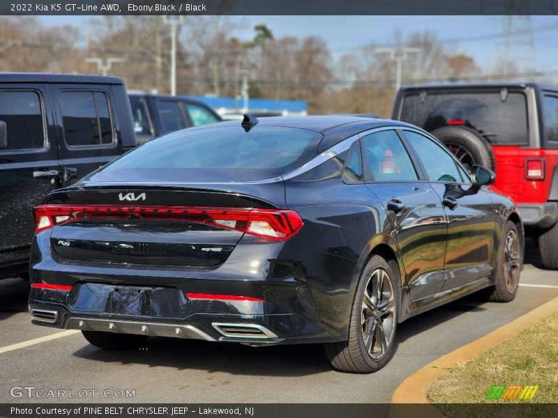 Ebony Black / Black 2022 Kia K5 GT-Line AWD