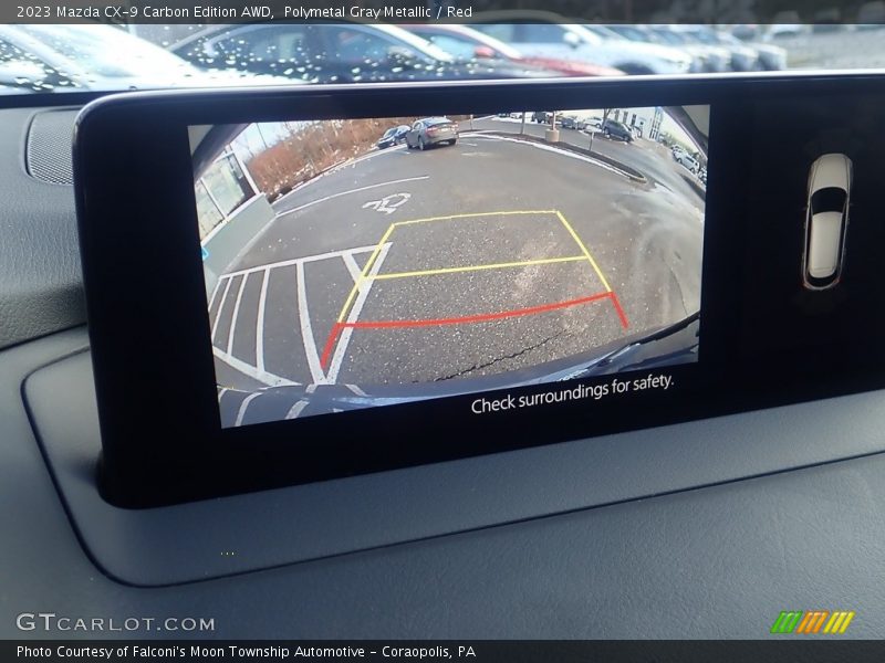 Polymetal Gray Metallic / Red 2023 Mazda CX-9 Carbon Edition AWD