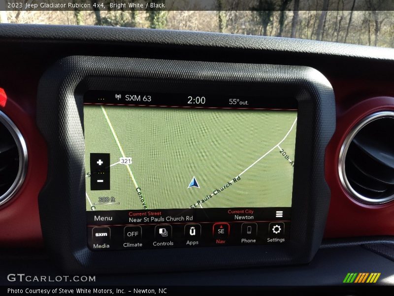 Bright White / Black 2023 Jeep Gladiator Rubicon 4x4