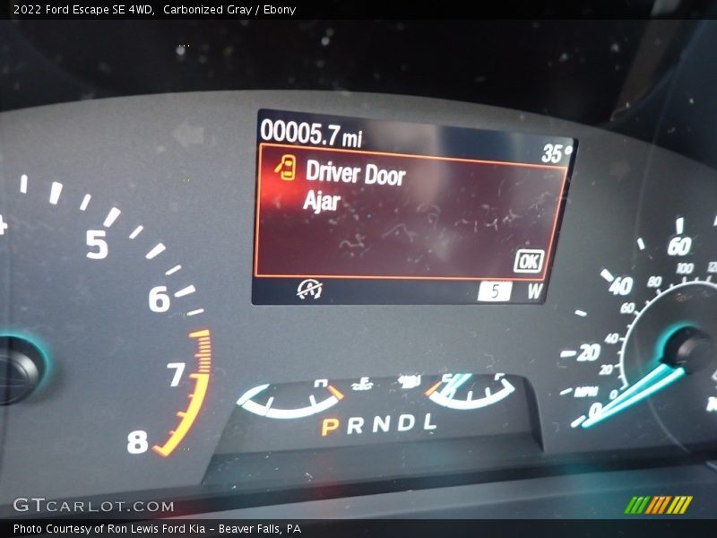Carbonized Gray / Ebony 2022 Ford Escape SE 4WD