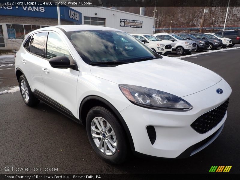 Oxford White / Ebony 2022 Ford Escape SE 4WD