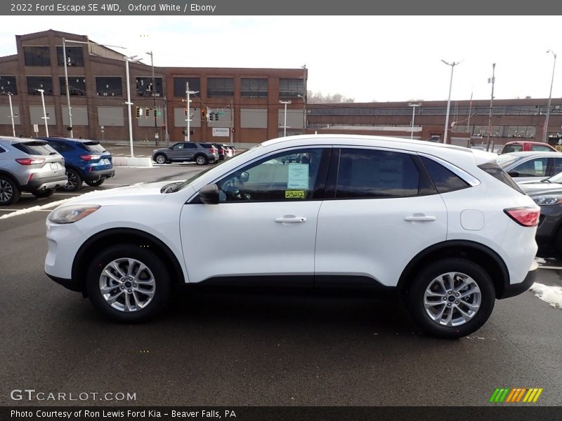 Oxford White / Ebony 2022 Ford Escape SE 4WD