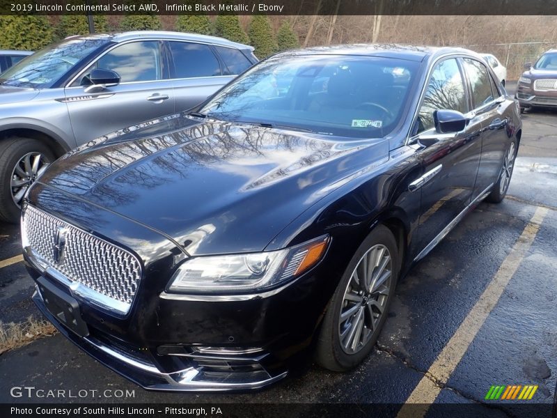 Infinite Black Metallic / Ebony 2019 Lincoln Continental Select AWD