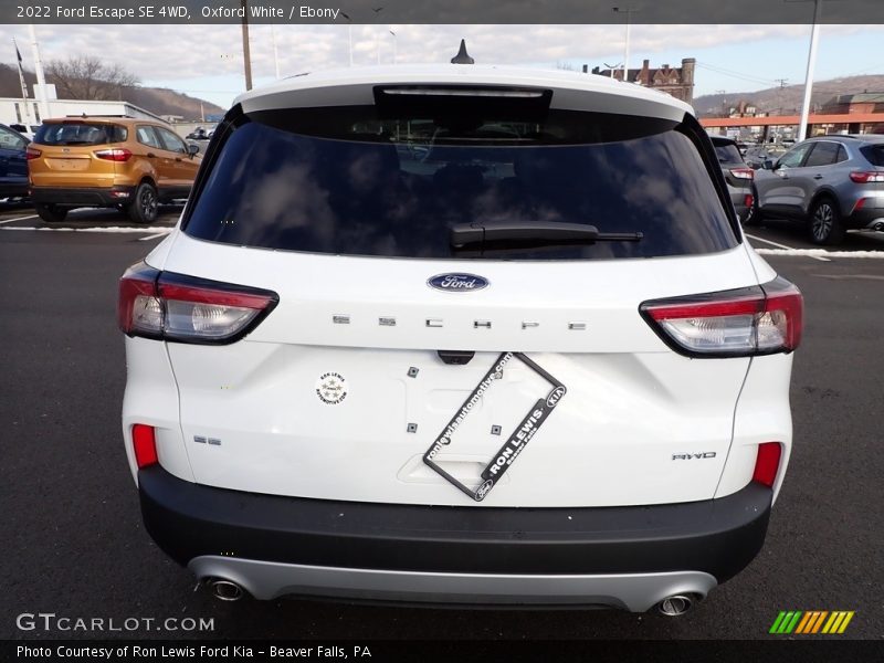 Oxford White / Ebony 2022 Ford Escape SE 4WD