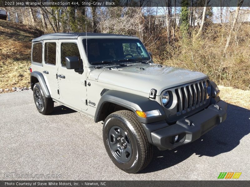 Sting-Gray / Black 2023 Jeep Wrangler Unlimited Sport 4x4