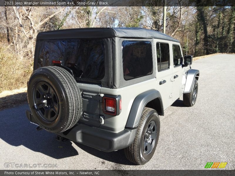 Sting-Gray / Black 2023 Jeep Wrangler Unlimited Sport 4x4