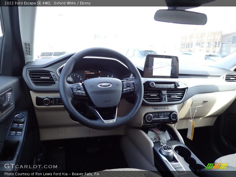 Oxford White / Ebony 2022 Ford Escape SE 4WD