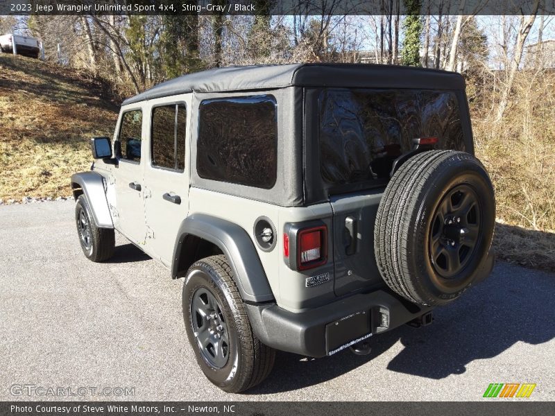 Sting-Gray / Black 2023 Jeep Wrangler Unlimited Sport 4x4