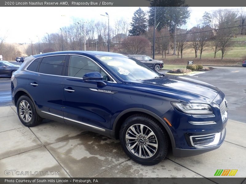 Front 3/4 View of 2020 Nautilus Reserve AWD