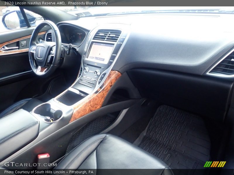 Rhapsody Blue / Ebony 2020 Lincoln Nautilus Reserve AWD