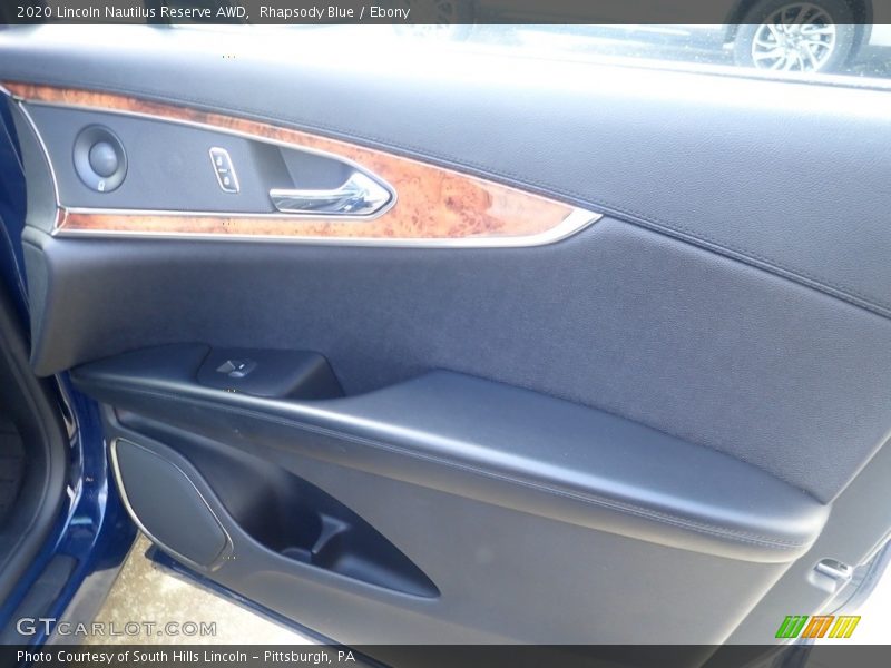 Rhapsody Blue / Ebony 2020 Lincoln Nautilus Reserve AWD