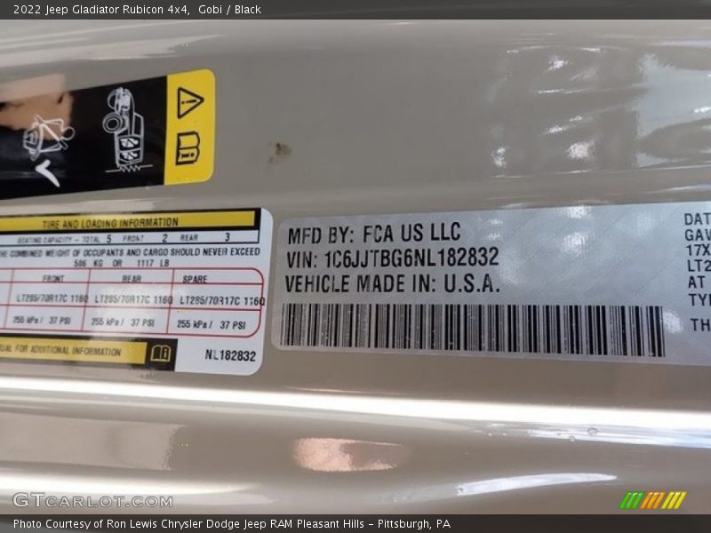 Gobi / Black 2022 Jeep Gladiator Rubicon 4x4