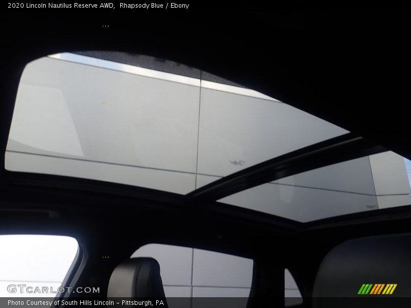 Rhapsody Blue / Ebony 2020 Lincoln Nautilus Reserve AWD