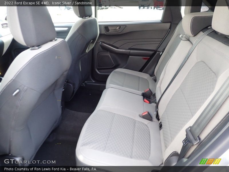 Rear Seat of 2022 Escape SE 4WD