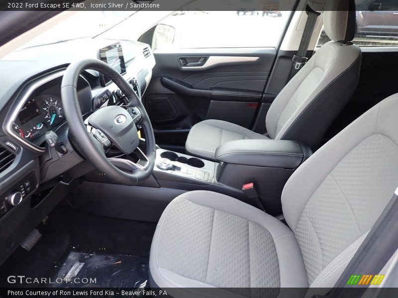 Front Seat of 2022 Escape SE 4WD