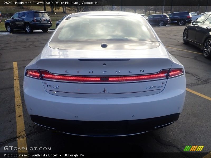 White Platinum / Cappuccino 2020 Lincoln MKZ Reserve AWD