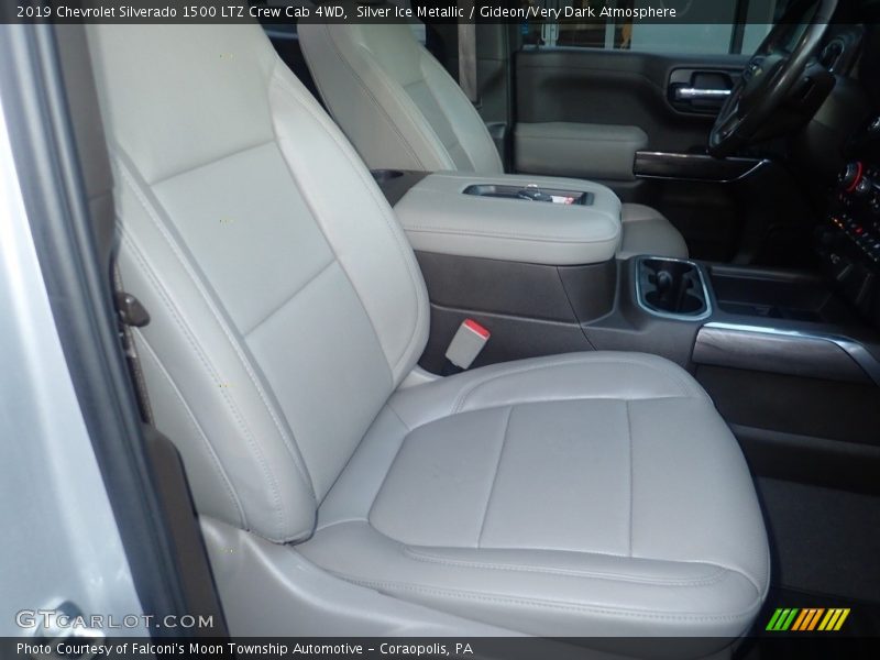 Silver Ice Metallic / Gideon/Very Dark Atmosphere 2019 Chevrolet Silverado 1500 LTZ Crew Cab 4WD