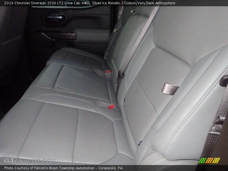 Silver Ice Metallic / Gideon/Very Dark Atmosphere 2019 Chevrolet Silverado 1500 LTZ Crew Cab 4WD
