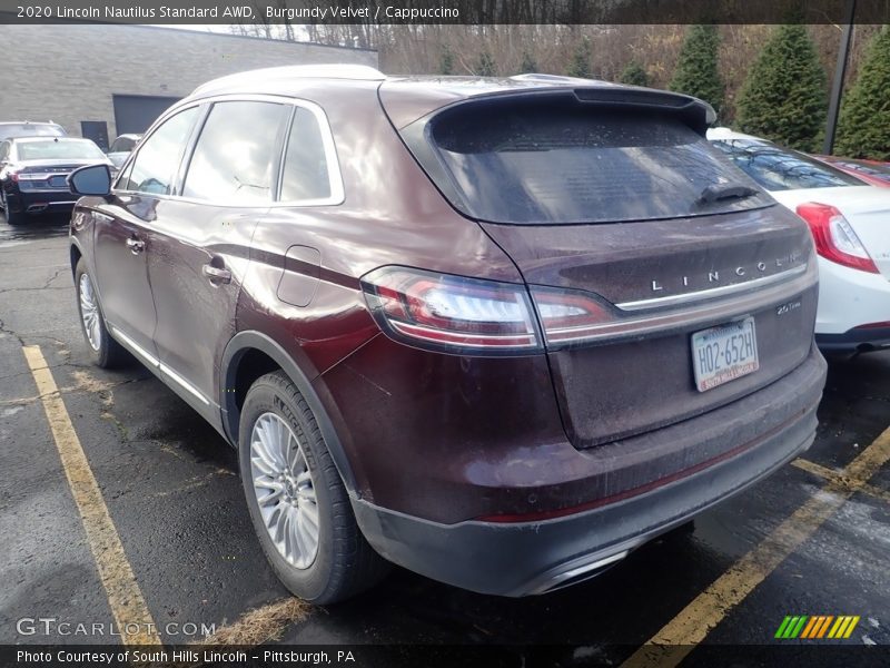 Burgundy Velvet / Cappuccino 2020 Lincoln Nautilus Standard AWD