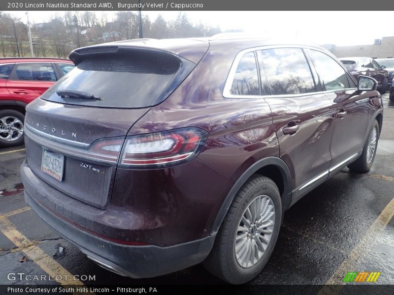 Burgundy Velvet / Cappuccino 2020 Lincoln Nautilus Standard AWD