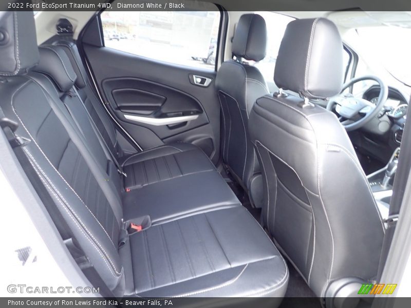 Diamond White / Black 2022 Ford EcoSport Titanium 4WD