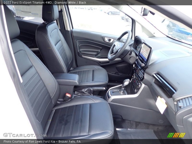 Diamond White / Black 2022 Ford EcoSport Titanium 4WD