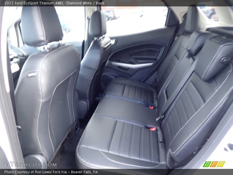Diamond White / Black 2022 Ford EcoSport Titanium 4WD