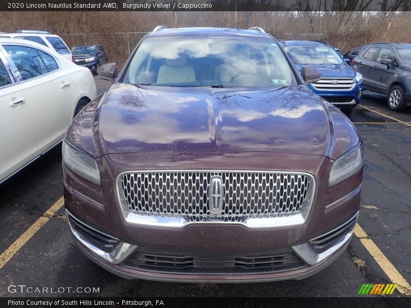 Burgundy Velvet / Cappuccino 2020 Lincoln Nautilus Standard AWD