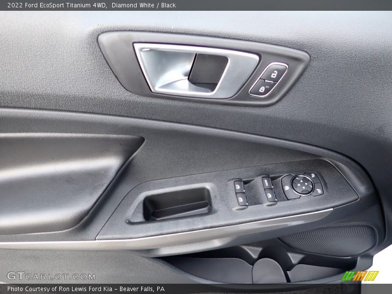 Diamond White / Black 2022 Ford EcoSport Titanium 4WD