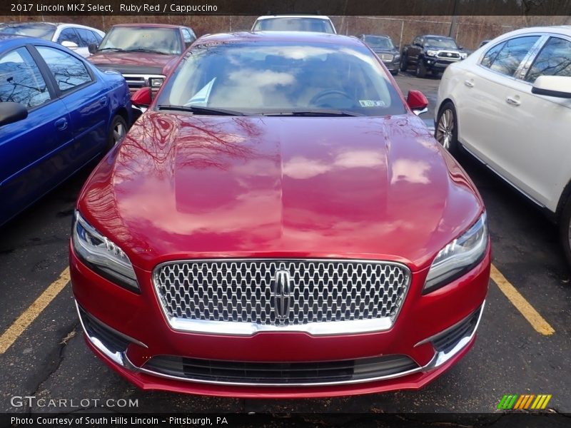 Ruby Red / Cappuccino 2017 Lincoln MKZ Select