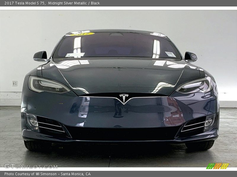  2017 Model S 75 Midnight Silver Metallic