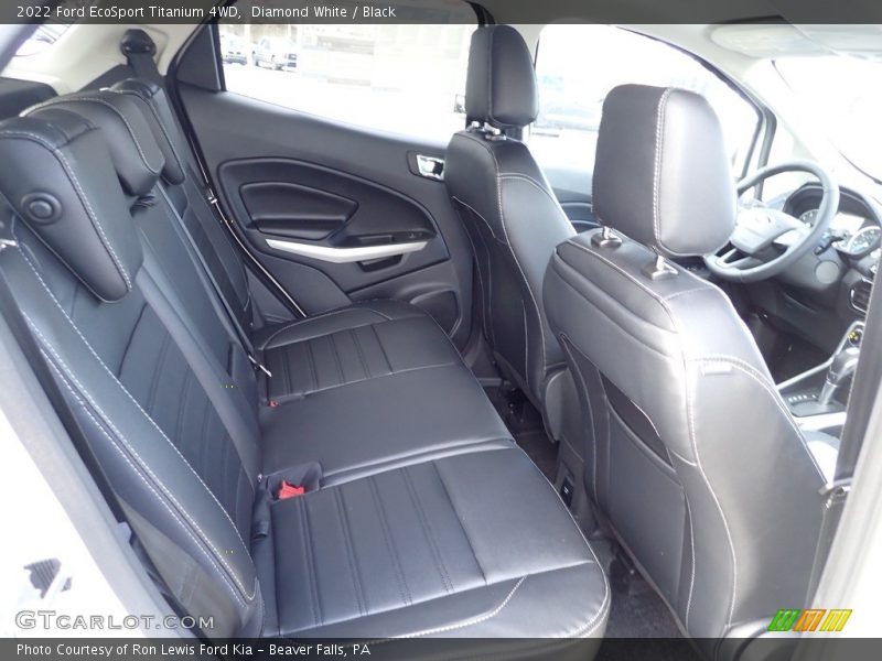 Diamond White / Black 2022 Ford EcoSport Titanium 4WD