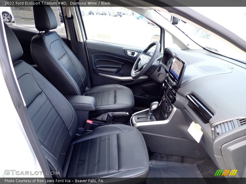 Diamond White / Black 2022 Ford EcoSport Titanium 4WD