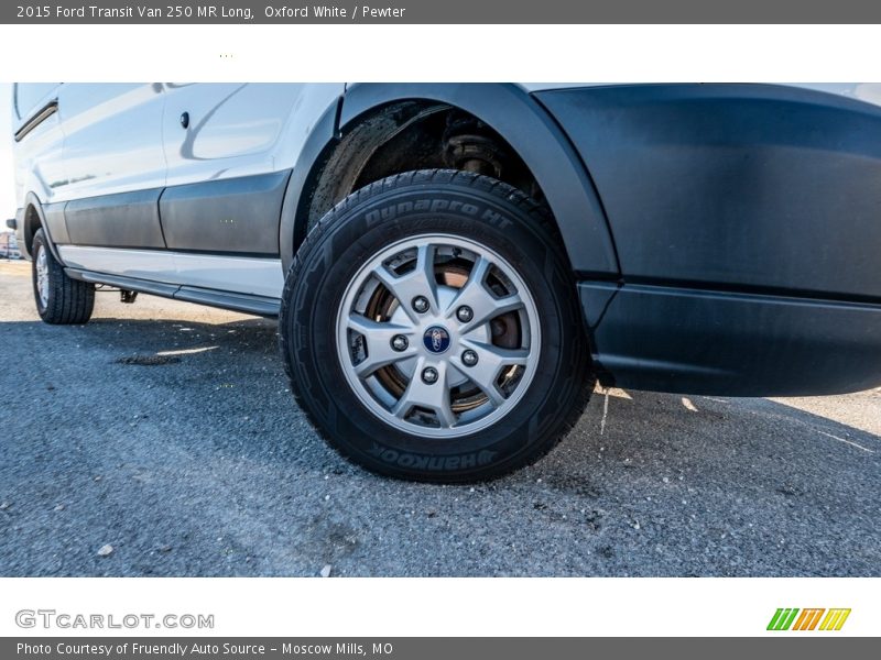 Oxford White / Pewter 2015 Ford Transit Van 250 MR Long