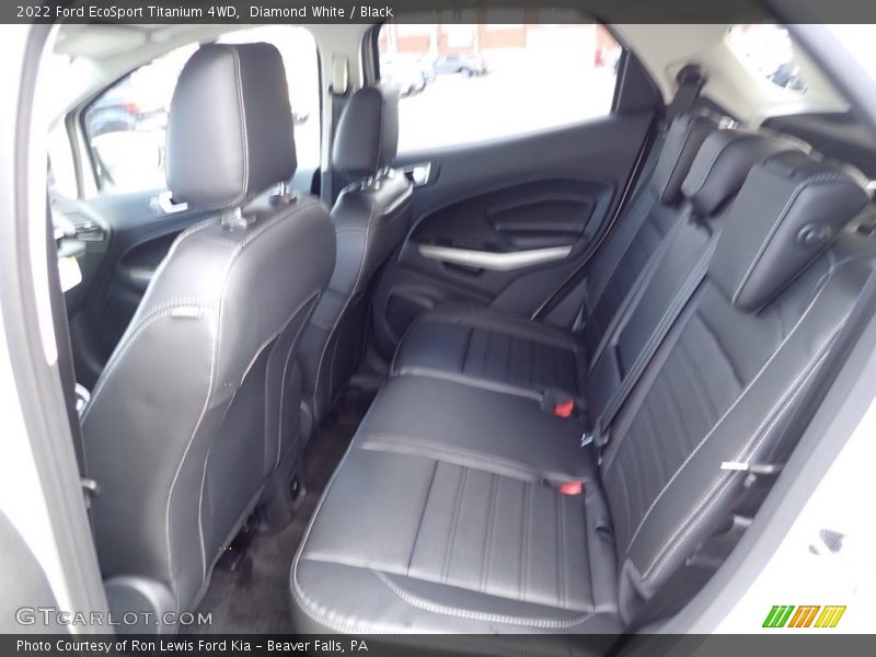 Diamond White / Black 2022 Ford EcoSport Titanium 4WD